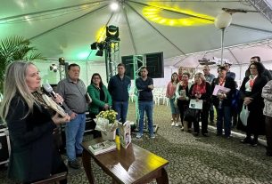 Iara Schmegel foi a patrona