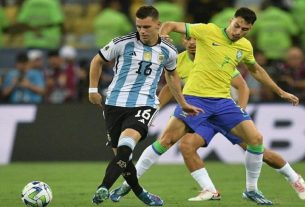 O Brasil perdeu para a Argentina por 1 a 0, nesta terça-feira (21), em jogo válido pela sexta rodada das Eliminatórias da Copa do Mundo.