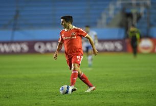 O jogador falou com a imprensa após a vitória do Inter diante do Bragantino Foto: SC Internacional
