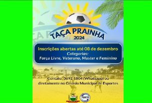 Taça Prainha 2024 está com as inscrições abertas