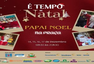 O evento faz parte das atividades promovidas pelo projeto É Tempo de Natal.