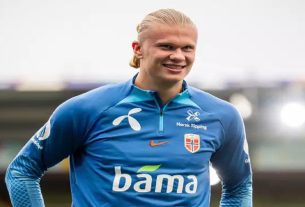 O atacante Erling Haaland, do Manchester City, somou 209 pontos no ranking. (Foto: Reprodução)