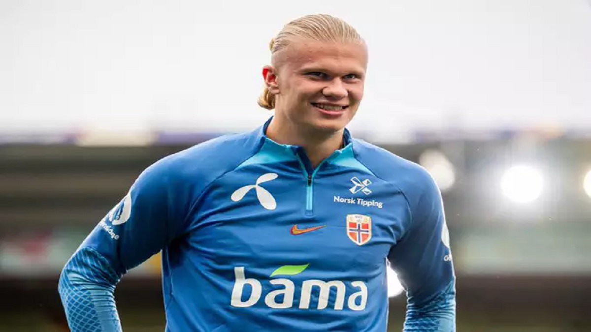 O atacante Erling Haaland, do Manchester City, somou 209 pontos no ranking. (Foto: Reprodução)