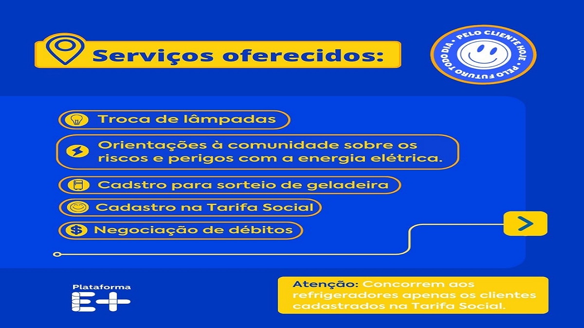 Na tarde de quinta-feira (04) será sorteada 30 geladeiras à moradores de baixa renda do Município.