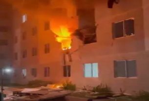 O condomínio localiza-se na rua Inocêncio de Oliveira Alves, no bairro Rubem Berta Foto: Reprodução de vídeo