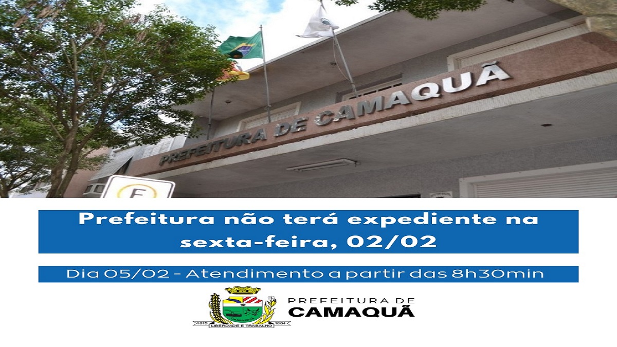 Serviços essenciais funcionarão normalmente.