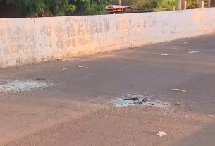 Rua em que foi registrada a ocorrência; homem foi preso em flagrante Foto: Reprodução/RBS TV