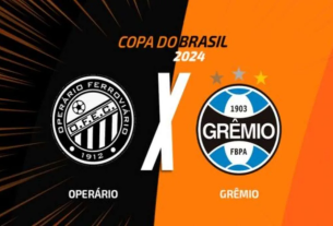 Operário-PR e Grêmio se enfrentam nesta terça-feira (30), às 20h, no Estádio Germano Kruger, pelo jogo de ida da terceira fase da Copa do Brasil.