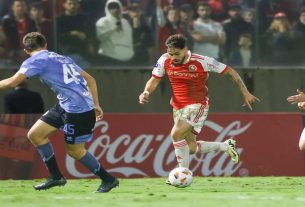 Sem ritmo de jogo, o Colorado encontrou dificuldades durante a partida contra os argentinos.