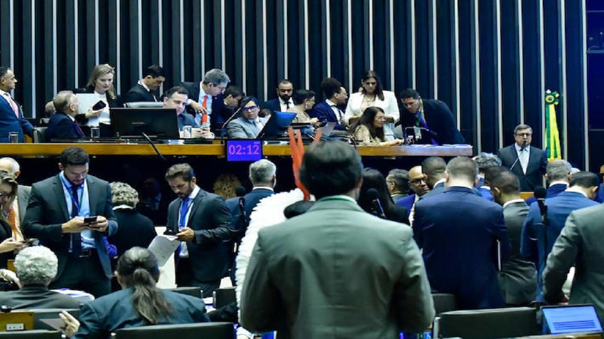 Câmara dos Deputados aprovou taxação de compras internacionais nesta terça-feira, 28 Foto: Waldemir Barreto / Agência Senado