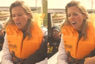 Luisa Mell quebrou duas costelas enquanto ajudava nos resgates dos animais afetados pela enchente no Rio Grande do Sul