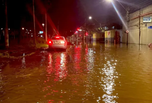 Em Porto Alegre, nível do Guaíba já teve queda, mas a situação ainda é preocupante Foto: Reprodução