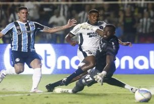 O Botafogo abriu o placar no primeiro tempo com Cuiabano.