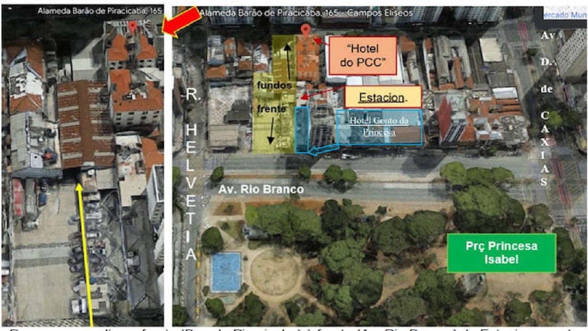 Equipes da Polícia Civil vasculharam hotéis e apartamentos que seriam utilizados pelos suspeitos de participação na rede de 78 hotéis e hospedarias do PCC no centro de São Paulo