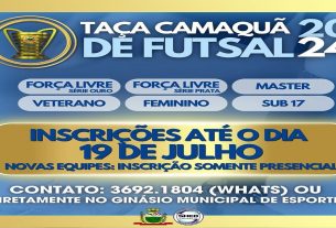 Inscrições e pré-inscrições ocorrem até 19 de julho