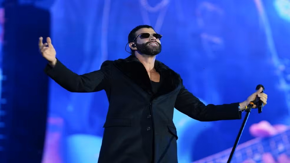 Gusttavo Lima no Jaguariúna Rodeo Festival — Foto: Antonio Trivelin