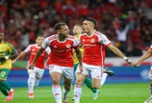 O Inter ocupa a oitava colocação, com 38 pontos.