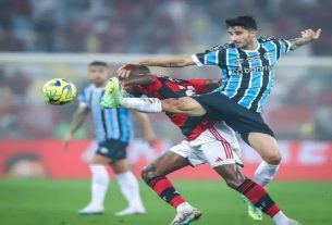 Grêmio subiu para a 12ª posição na tabela, agora com 31 pontos e dois jogos a menos.