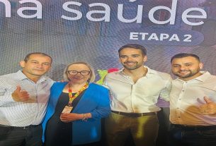 O evento teve a presença ainda do governador do Estado, Eduardo Leite, e da secretária Estadual da Saúde, Arita Bergmann.