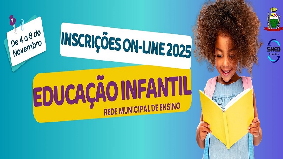 Inscrições ocorrem de 4 a 8 de novembro no site da prefeitura.
