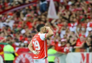 Borré abriu o marcador no Beira-Rio. Foto: Divulgação/Inter