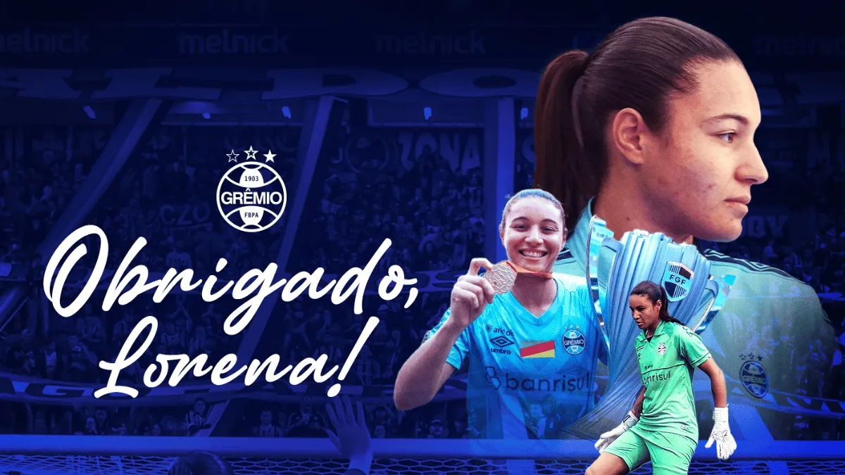 Grêmio fatura valor milionário com venda de Lorena