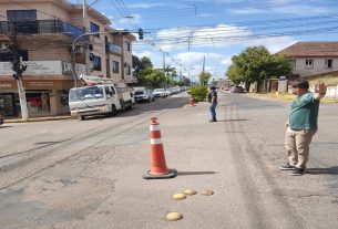 Equipe do setor de iluminação já está no local também para solucionar o problema.
