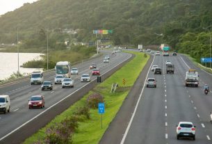 Para a segunda-feira (06), a empresa estima que outros 65 mil automóveis realizem o mesmo trajeto