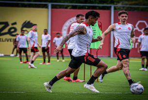 Os preparativos do Inter para o jogo chegaram ao final na manhã dessa sexta-feira (24), no CT Parque Gigante.