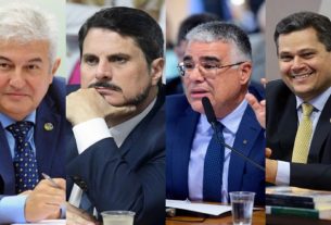 Quatro senadores disputarão a presidência do Senado neste sábado (1º)