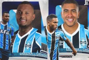 laterais Luan Cândido e Lucas Esteves