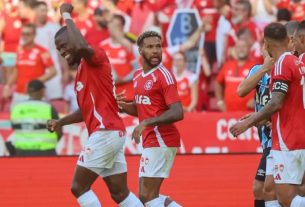 Enner Valencia marcou um belo gol para praticamente garantir o título ao Inter