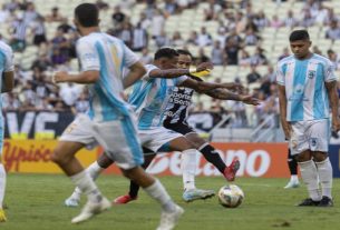 Maracanã em ação contra o Ceará pelo Campeonato Cearense