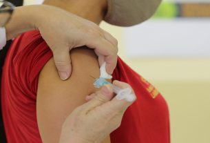 A vacinação acontecerá das 8h30 às 14h30, em dois pontos da cidade