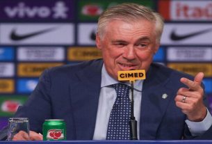 Ancelotti em coletiva de sua primeira convocação na seleção brasileira Foto: Pedro Kirilos