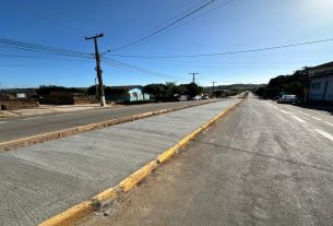 Novos canteiros centrais