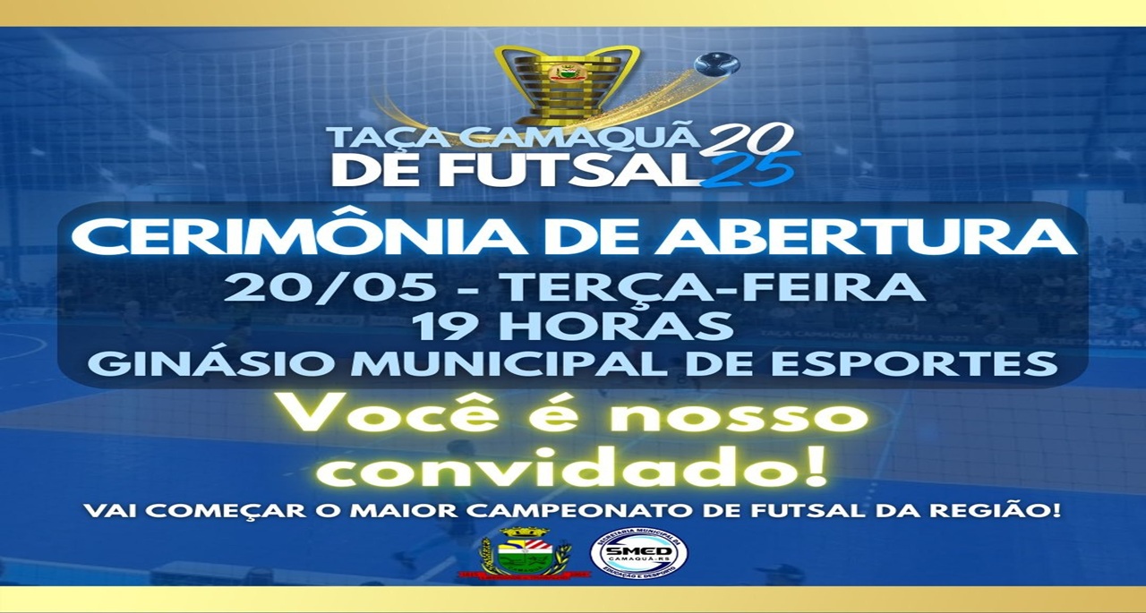 TAÇA CAMAQUÃ DE FUTSAL 2025