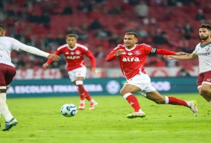 Inter perde de 2 a 0 para o Fluminense pelo Brasileirão