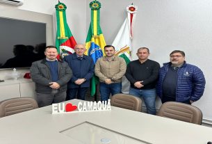 Representantes do IGP em Camaquã