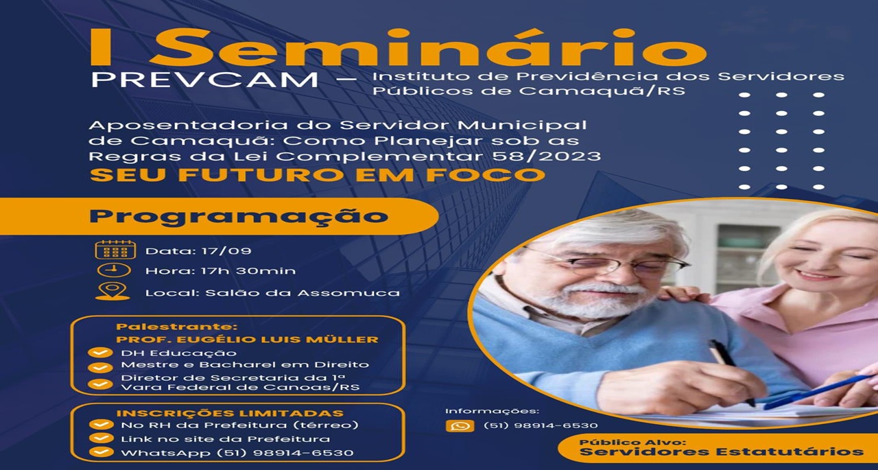 I Seminário do PREVCAM!