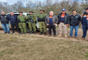 Comitiva visitou a localidade para realizar vistoria técnica.