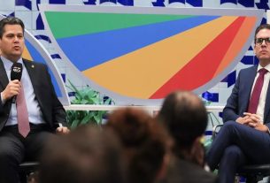 Davi Alcolumbre e Hugo Motta