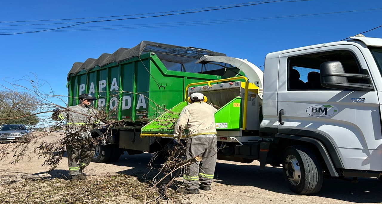 Caminhão papa podas em Camaquã