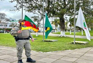 A Chama Votiva estava sob vigília no 30º BPM