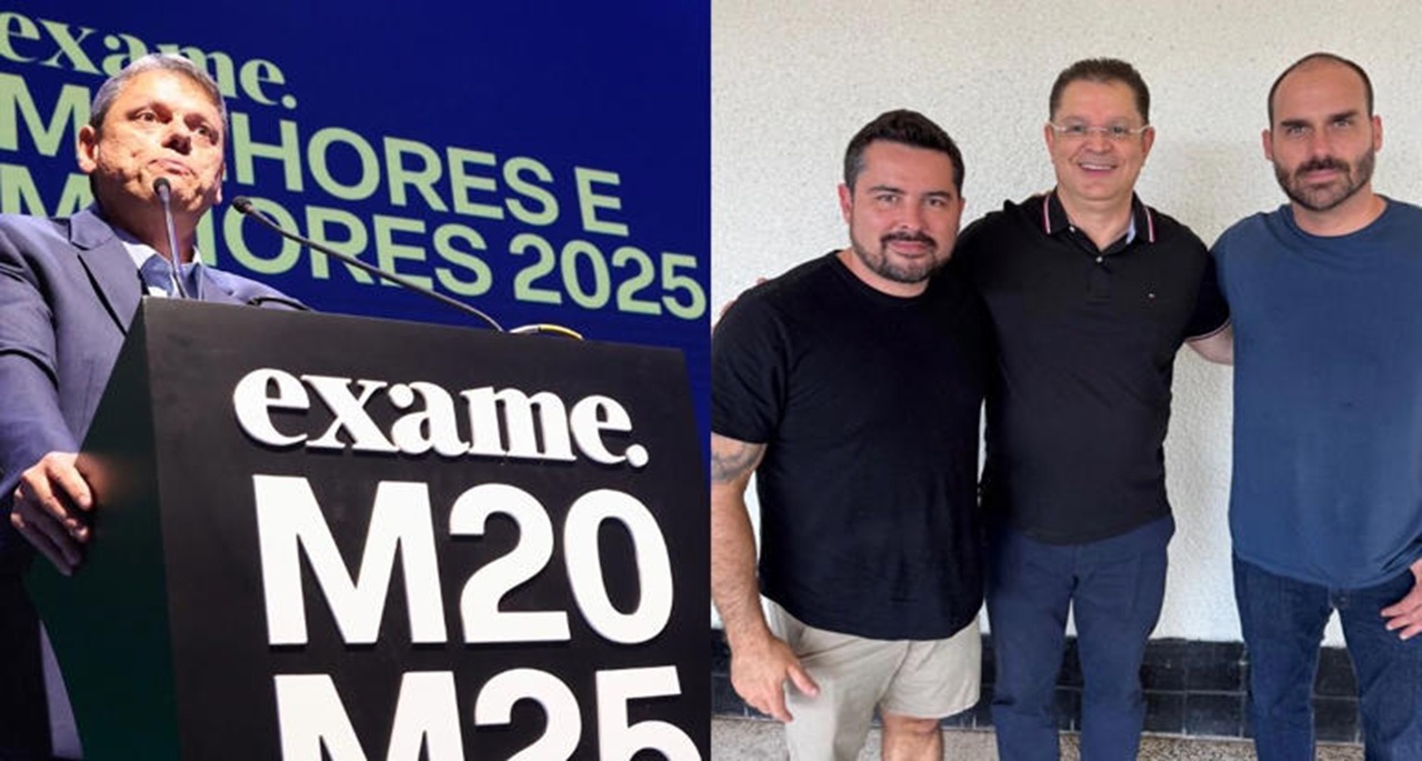 Tarcísio Gomes de Freitas (Republicanos) tem mandado recados que pode deixar a disputa presidencial culpando Eduardo Bolsonaro (PL-SP) pela implosão do campo conservador.