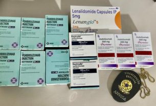 apreensão de medicamentos contra câncer falsificados