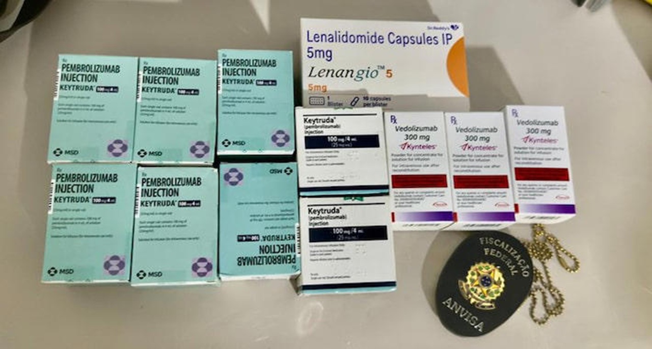 apreensão de medicamentos contra câncer falsificados