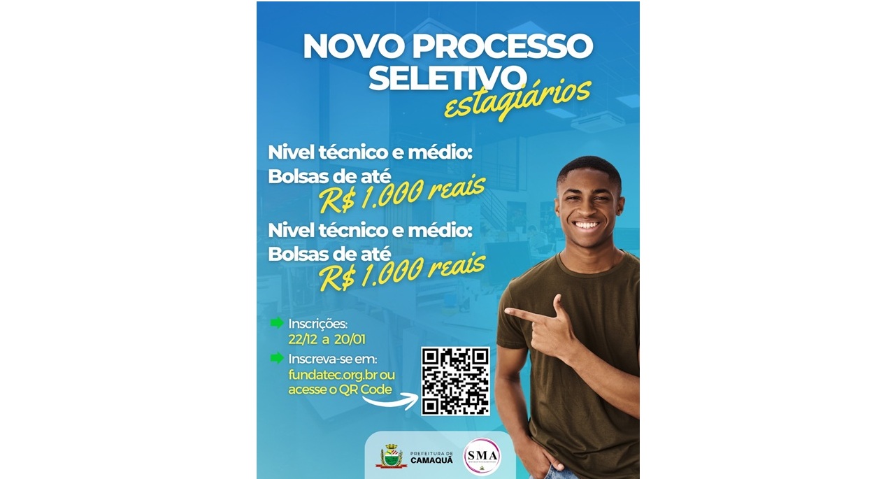 novo processo seletivo de estagiários