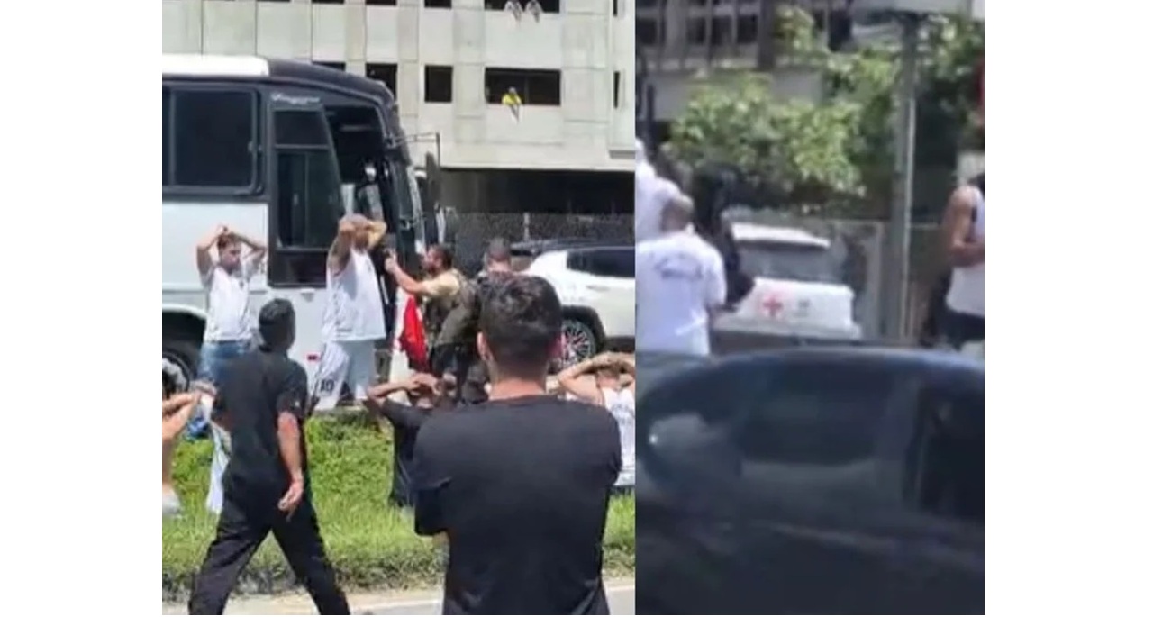 Polícia deteve torcida do Santos após emboscada