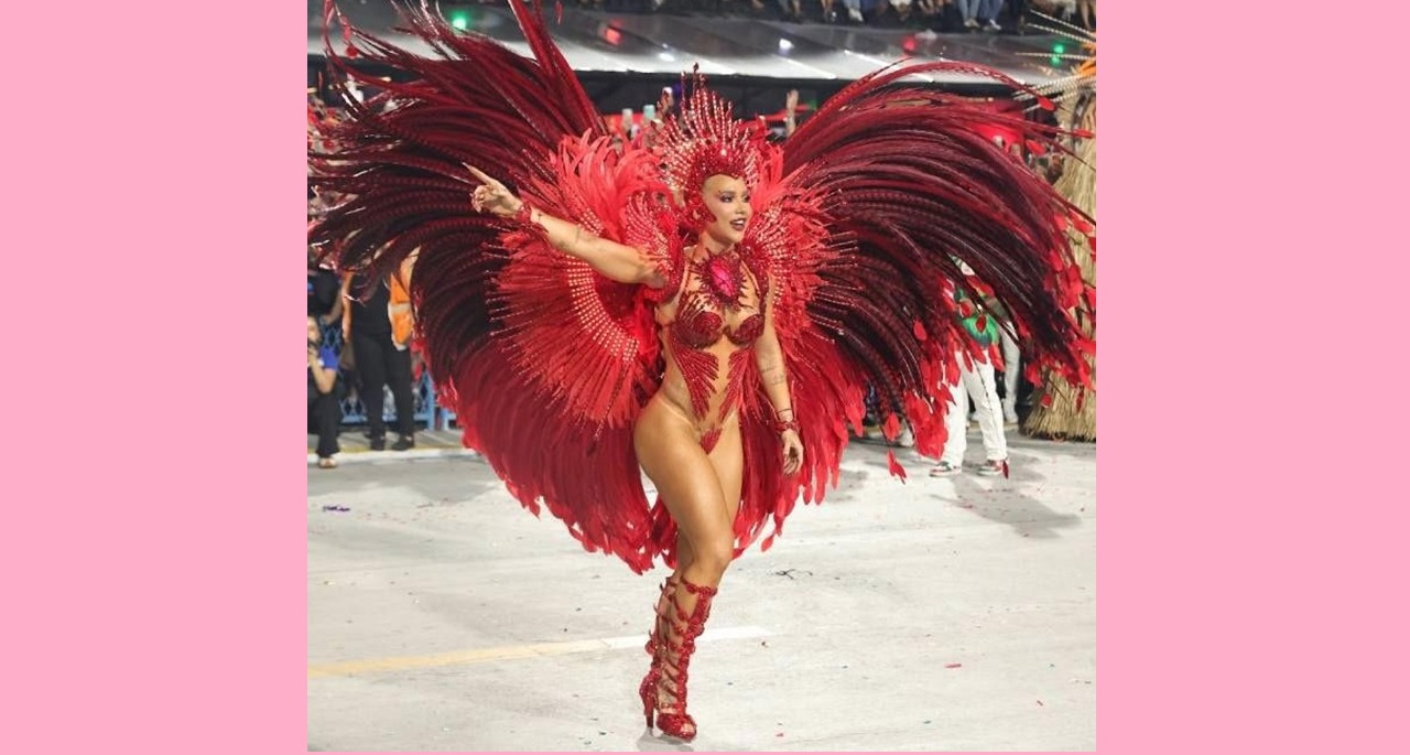 A influenciadora estreou no Carnaval do Rio de Janeiro e enfrentou alguns perrengues